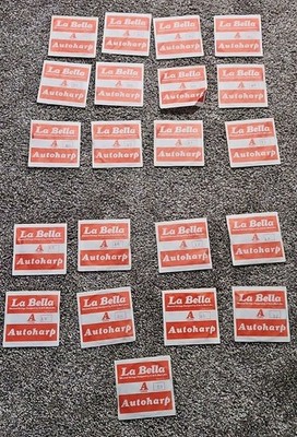 La Bella A Autoharp Strings NOS #1-#23, missing #13 and #14