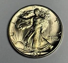 Mint State 1934-P Walking Liberty Silver Half Dollar, LUSTROUS Orig Uncirculated
