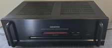 Onkyo M-5100 Discrete Output Stage/Stereo Power Amplifier No Remote Tested Works
