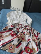 Traumhaftes Sommer Paar Max Mara Sommer Blazer+Print Popeline Rock Dt40-42