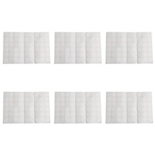 6x Garderobe Schrank selbstklebend Schraubabdeckungen Kappen Aufkleber 54 in 1 weiß L8S7