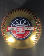 Vintage 2008 Baseball Hall Of Fame Baseball W/ Six Signatures On It