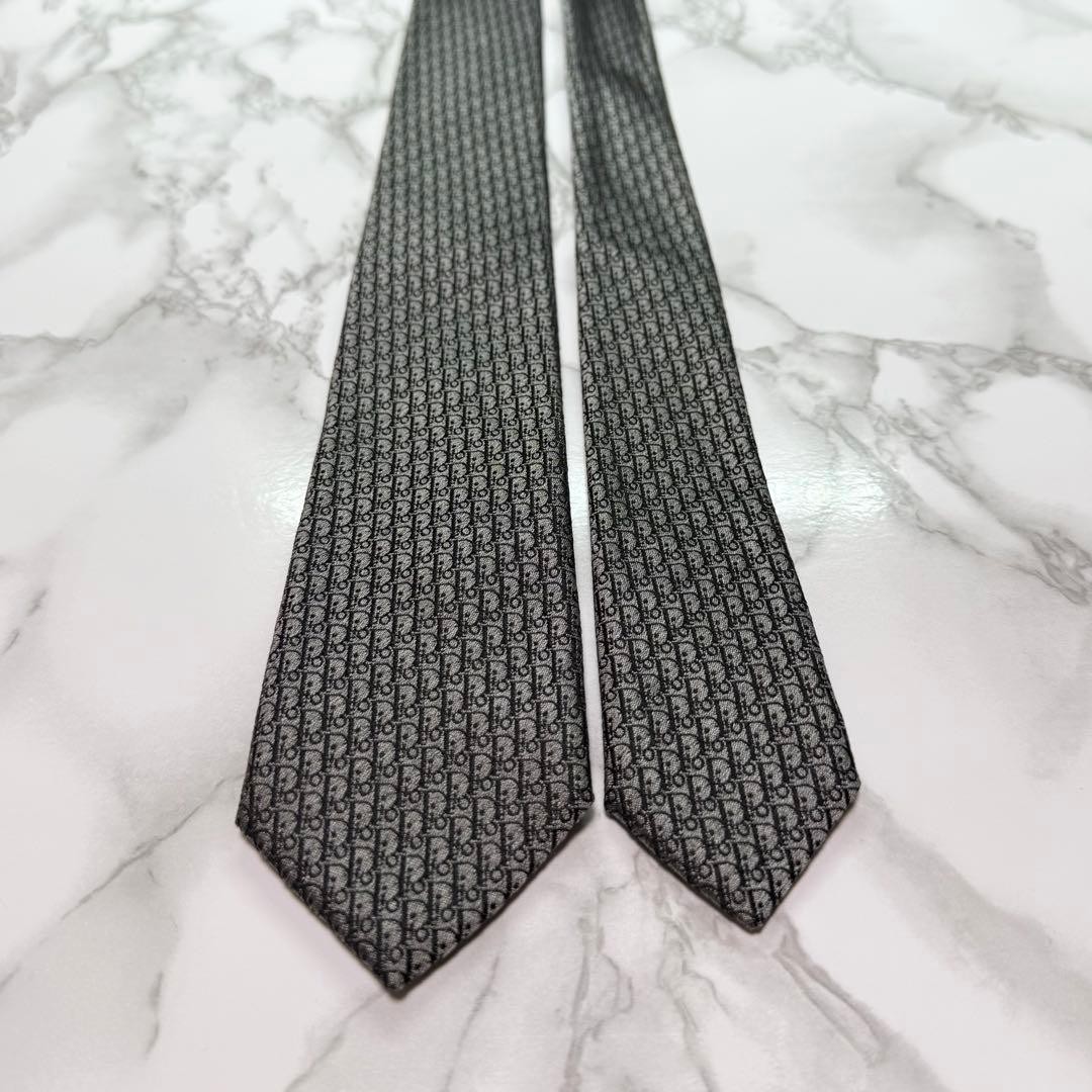 Dior 100% Silk Oblique CD Tie Mens Classic Fashion Accessory thumbnail 7