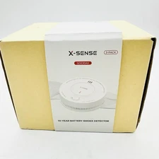 X-Sense Smoke Alarm, 10-Year Battery Fire Alarm Smoke Detector SD2J0AX (3-pack)