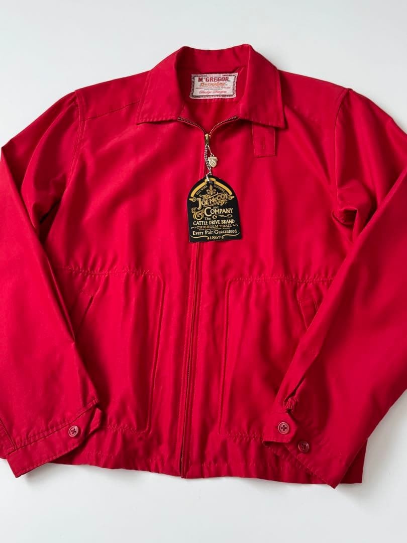 The Real McCoy's Joe McCoy McGregor Drizzler Jacket Red size 42 XL