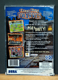 THREE DIRTY DWARVES   (SEGA SATURN) Tested NTSC-U/C All Original