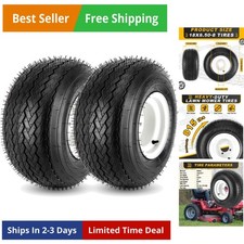 2pcs , 18x8.5-8 Tire And Wheel For Riding Lawn Mowers Garden Tractor Turf Tir...