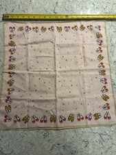 Celine Cotton Scarf 18  Pink W/COA