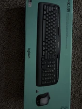 Logitech MK335 Quiet Wireless Keyboard and Mouse Combo - Black/Silver