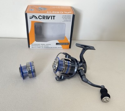 Crivit Spinning Reel 2000 / Fishing Reel Lightweight Anti-reverse Lock ...