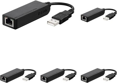 D-Link DUB-E100 USB 2.0 Ethernet Adapter RJ45 10/100 Mbit/s Fast Ethernet WOL