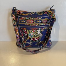 Vera Bradley Triple Zip Hipster crossbody bag in the Romantic Paisley pattern