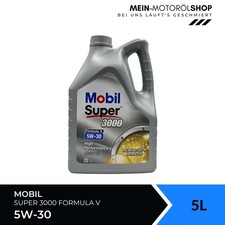 Mobil Super 3000 Formula V 5W-30 API SN ACEA C3 VW Mercedes Motoröl 5 Liter