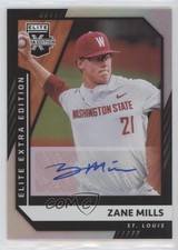 2021 Panini Elite Extra Edition Signatures Zane Mills #120 Auto uk2