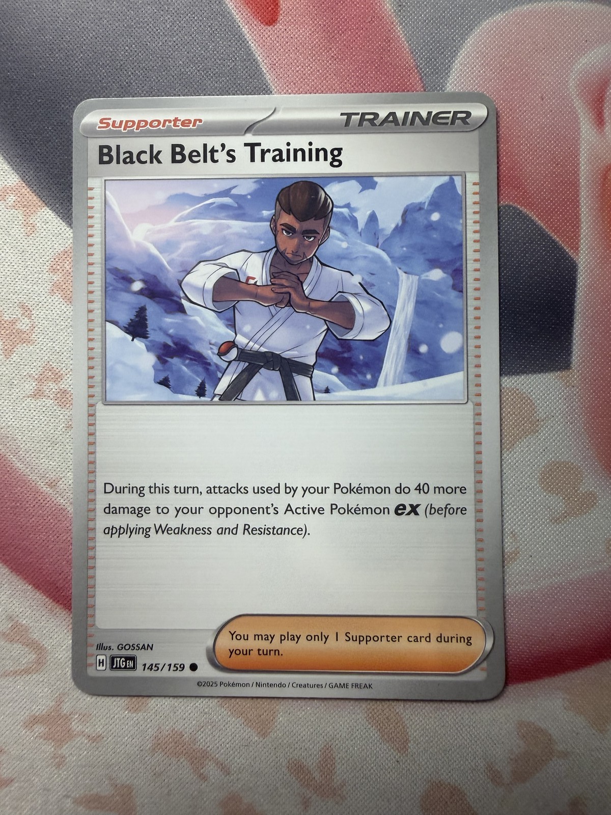 Black Belt's Training - Common SV09: Journey Together 145/159 NM English Pokemon