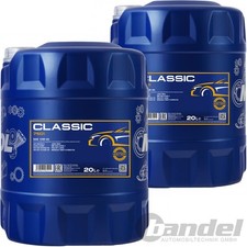2x20L MANNOL CLASSIC 10W40 MOTOR&Ouml;L passend f&uuml;r VW 500.00 505.00 MB 229.3