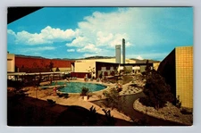 Albuquerque NM-New Mexico White Winrock Motor Hotel Vintage Postcard Postal Old