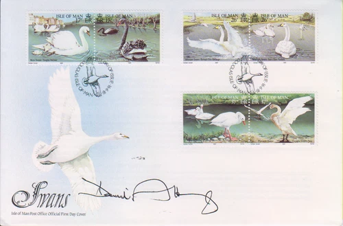 DAVID ATTENBOROUGH SIGNED ISLE OF MAN FDC