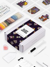 PaintGem Mini Diamond Painting Kit "Black Magic  with 12 Different Designs NIB