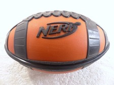 Vtg. 2005 Nerf Classic Weather Blitz Orange Black Foam Toy Football C-244C 1