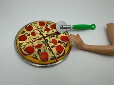 Tyco Kitchen Littles Pizza Party Barbie 1995 HTF PIZZA, Metal PAN Cutter Only