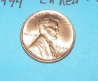 1944     LINCOLN WHEAT CENT   CHOICE  BRILLIANT  RED UNCIRCULATED  #1