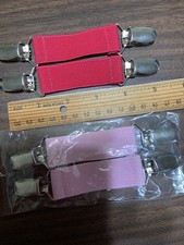 Multipurpose Clips - Mitten Clips Handy for various uses Red Pink 2 new