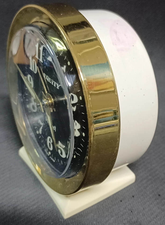 Equity By La Crosse Mini Bell Alarm Clock Cleaned And Lubed Running Great!! - Image 2 of 4