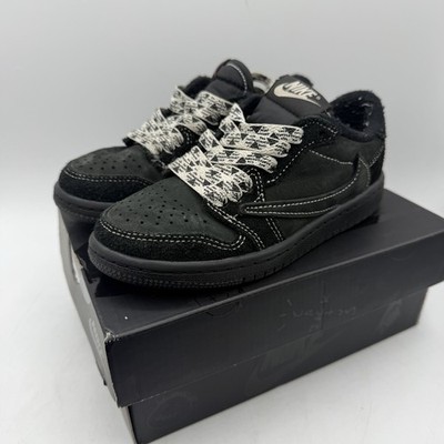 Nike Air Jordan x Travis Scott Cactus Jack Black Phantom Kids 11c