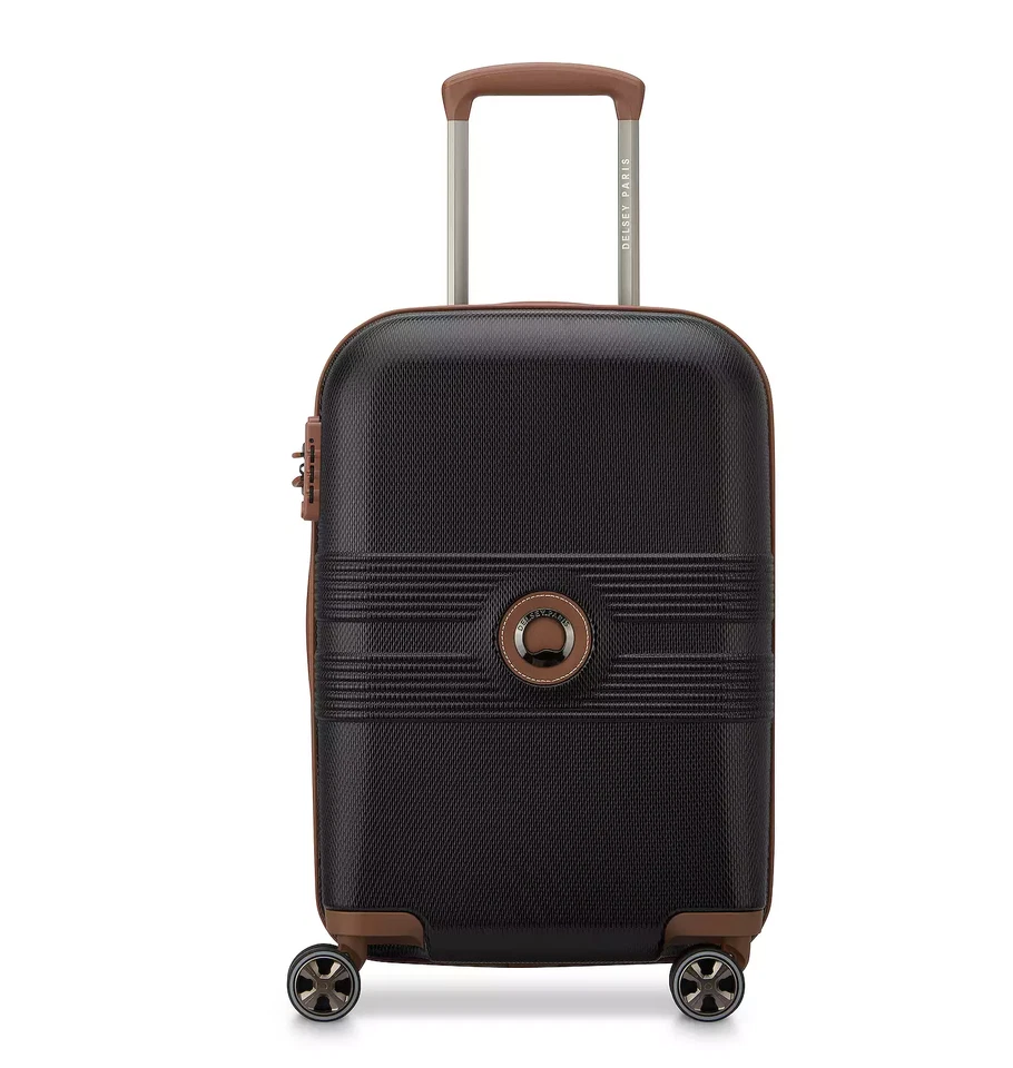DELSEY PARIS FLANERIE SE 19" CARRY-ON SPINNER BLACK HARDSIDE LUGGAGE NEW NWT - Image 2 of 4
