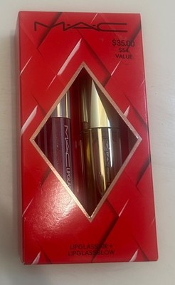 MAC Sweet/Ginger Blowing Air Kissing Glossy Lip Duo 2025 BNIB