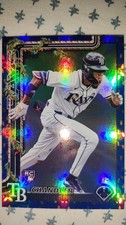 2025 Topps Holiday - Chandler Simpson #H38 Holiday Light Blue (RC) TB Rays NM