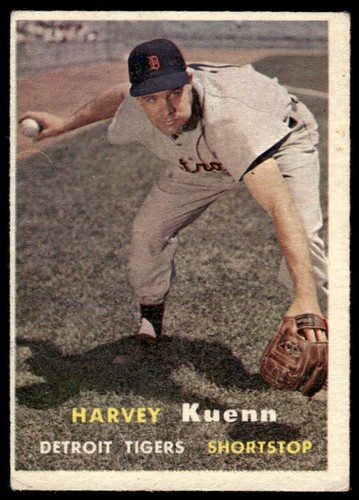 1957 Topps #88 Harvey Kuenn Detroit Tigers VGEX 49436