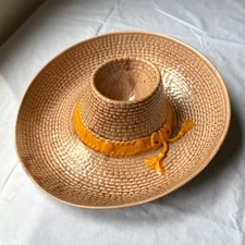 Whittier Ware “Party Hat” Chip and Dip Bowl Sombrero Chip and Dip