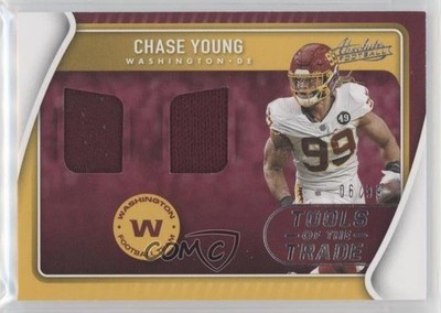 2021 Panini Absolute Tools of the Trade Double 6/99 Chase Young #TTD36 1q7