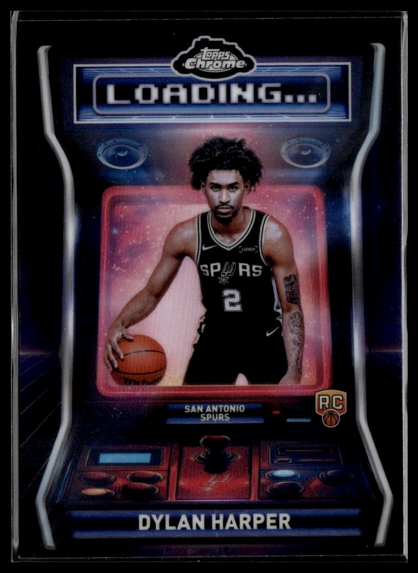 2025-26 Topps Chrome #LD-12 Dylan Harper Loading ... RC Refractor