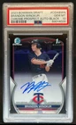 2023 Bowman Draft Brandon Winokur Chrome Auto Black Refractor 1st #65/75 PSA 10