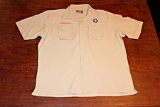 Boy Scouts of America BSA Men's Shirt Tan X-Large XL Vented Poly Microfiber