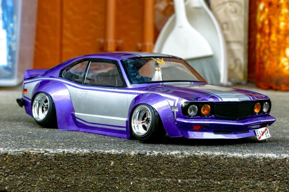 ABC Hobby 1/10 RC Car Body Mazda Savanna Coupe GT RX-3 Savannah Works Spec - Image 2 of 4