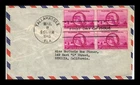 DR JIM STAMPS US COVER FLORIDA CENTENNIAL FDC SCOTT 927 BLOCK OF 4 HAND CANCEL