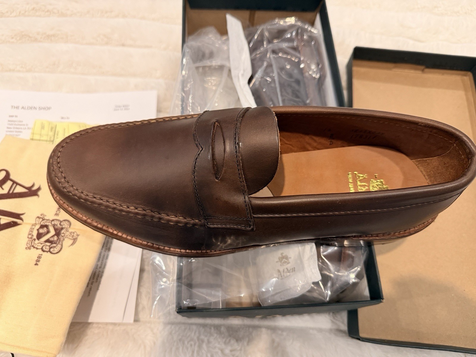 Alden 17831F Brown Chromexcel LHS / Penny Loafer