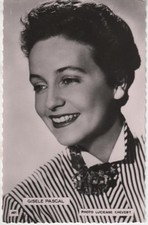 GISELE PASCAL Carte Postale ancienne 50's Photo Lucienne Chevert n°461