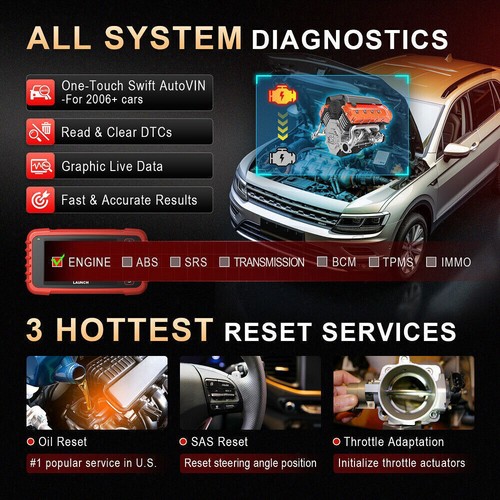 2025 LAUNCH CRP919E CRP129E PLUS PRO Car Diagnostic Tool All System Scanner WIFI - Picture 12 of 35