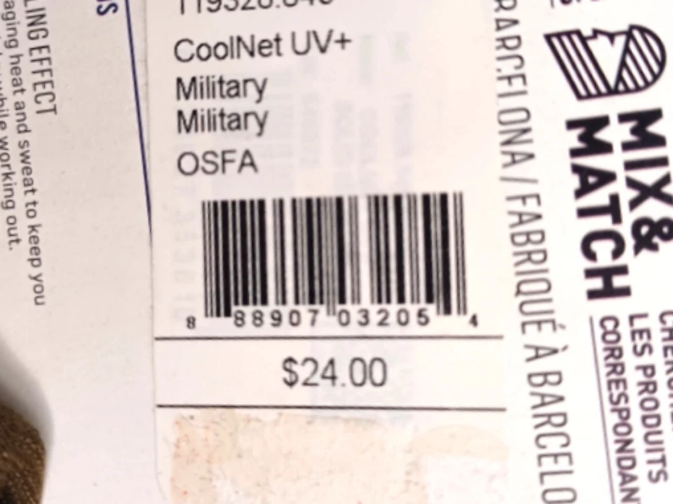 Bandana Buff CoolNet UV+ UPF50 Buff Multif.l Adulto Verde Militar Foto 3 de 4