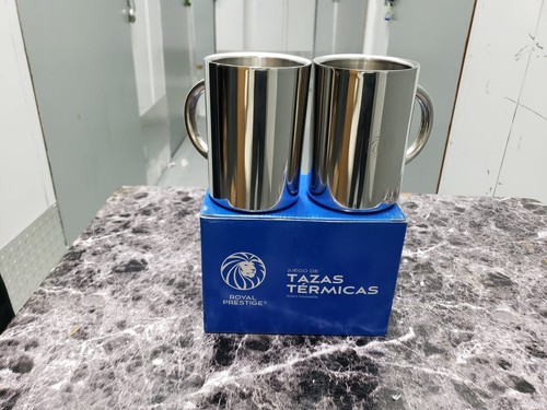 Juego de Tazas Térmicas acero inoxidable Royal Prestige/ Set Of Cups Stainless - Picture 3 of 3