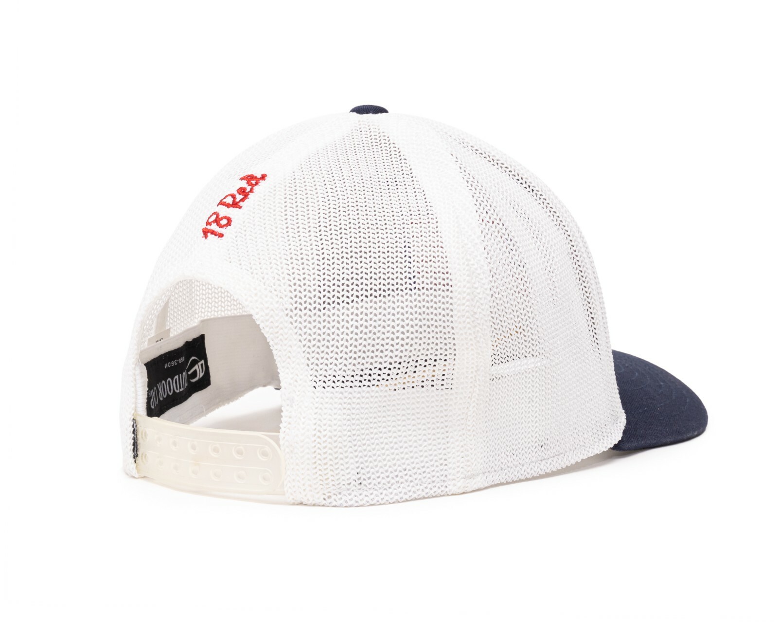 18Red, White & Blue USA Trucker Hat Snapback American Flag Adjustable Navy White