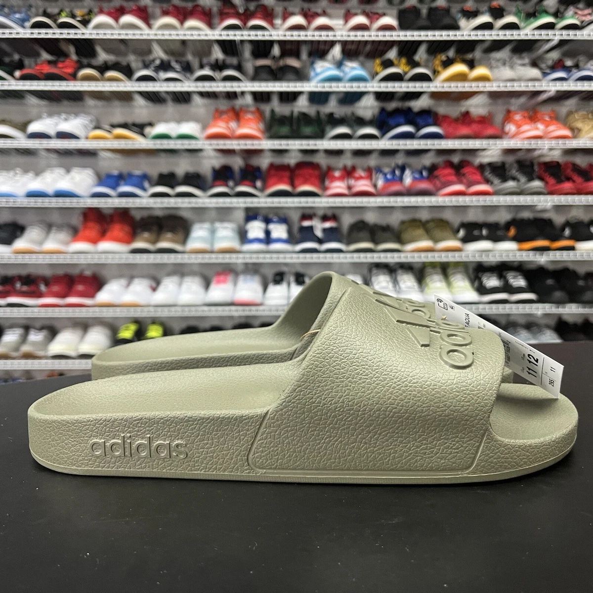 Adidas Slides Adilette Aqua Slip On Sandal IF7372 Men s Size 11 eBay