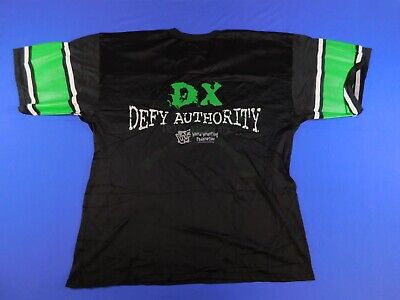 WWF D-GENERATION X DEFY AUTHORITY JERSEY SIZE LARGE DX WWE WWF D-GENERATION X DEFY AUTHORITY JERSEY SIZE LARGE DX WWE