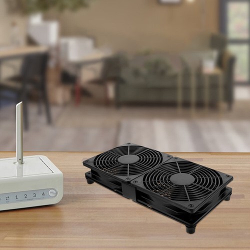 Dual Fan Radiator Usb-powered Desktop Fans Cooling for Computer Case - Photo 5/12