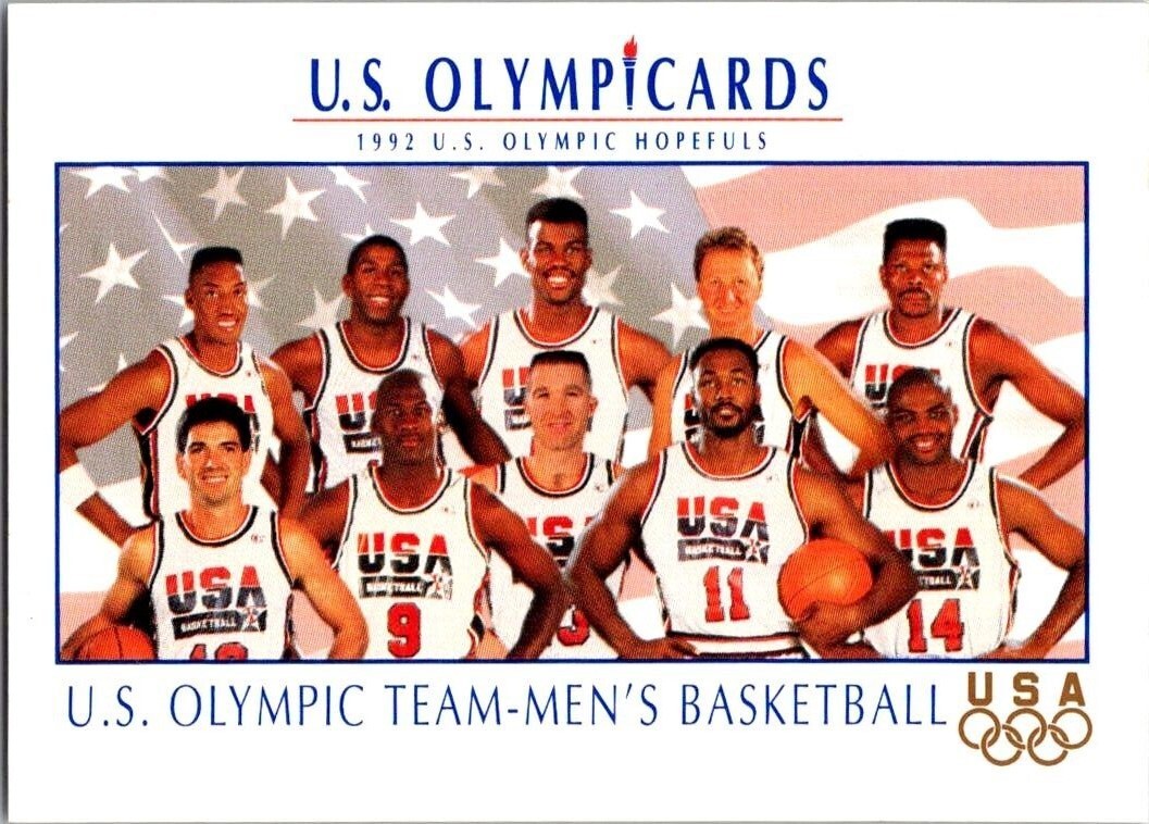 1992-93 Impel US Mens Olympic Basketball Team #18 set of